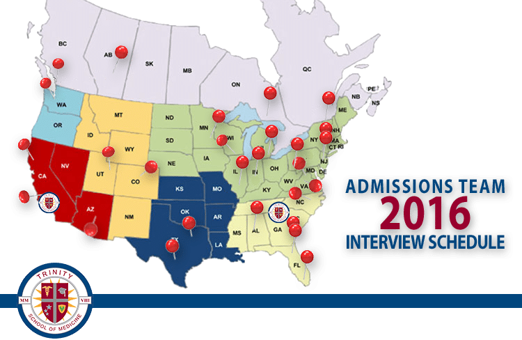 2016 inteviews map