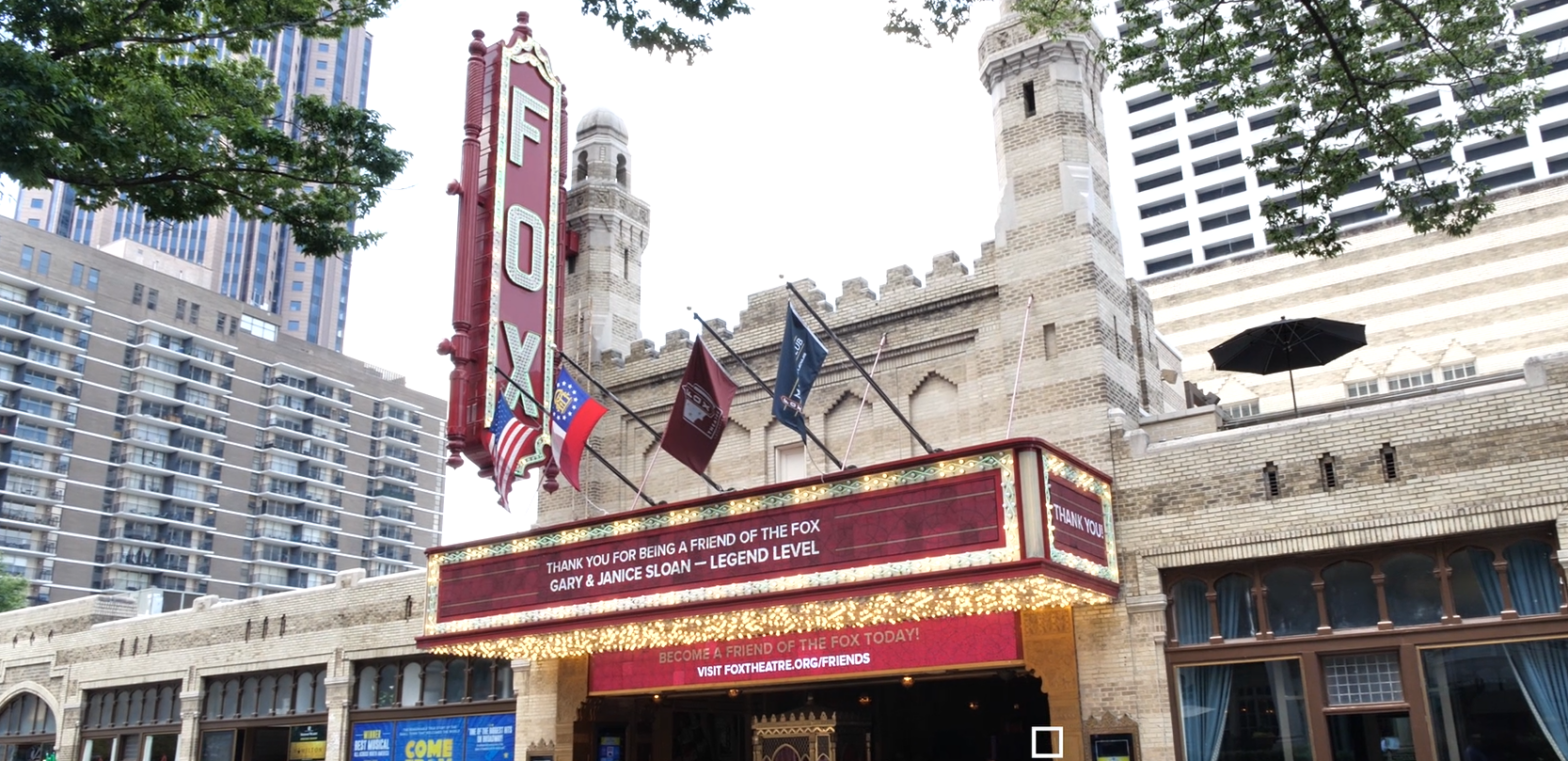 Outside of the Fox Theater